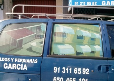 furgoneta toldos García Madrid